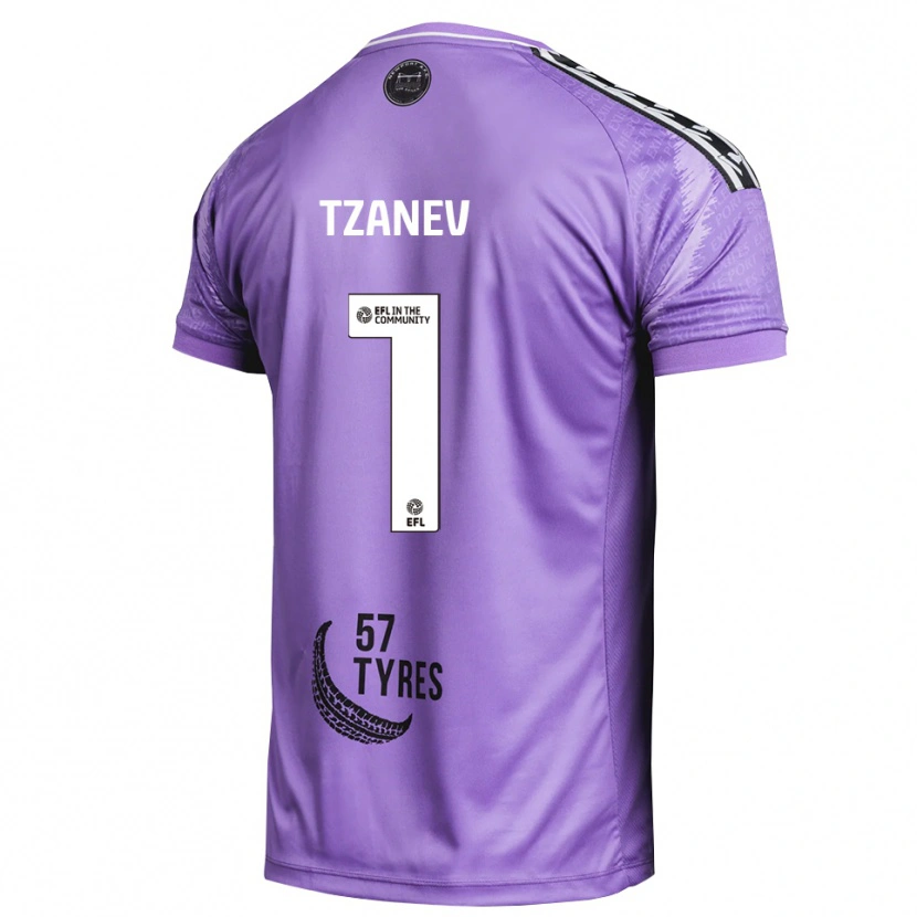 Danxen Damen Nik Tzanev #1 Trikot Hellviolett Torwarttrikot 2025/26 Österreich