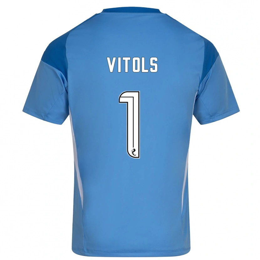 Danxen Damen Rodrigo Vitols #1 Trikot Blau Weiß Torwarttrikot 2025/26 Österreich