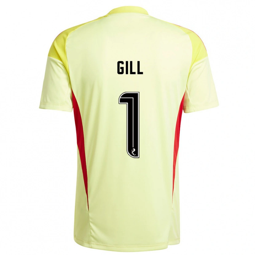 Danxen Damen Marcus Gill #1 Trikot Gelb Rot Torwarttrikot 2025/26 Österreich
