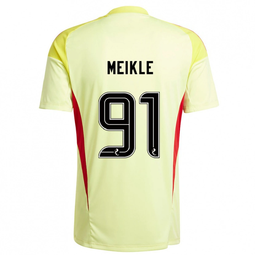 Danxen Damen Jamie Meikle #91 Trikot Gelb Rot Torwarttrikot 2025/26 Österreich