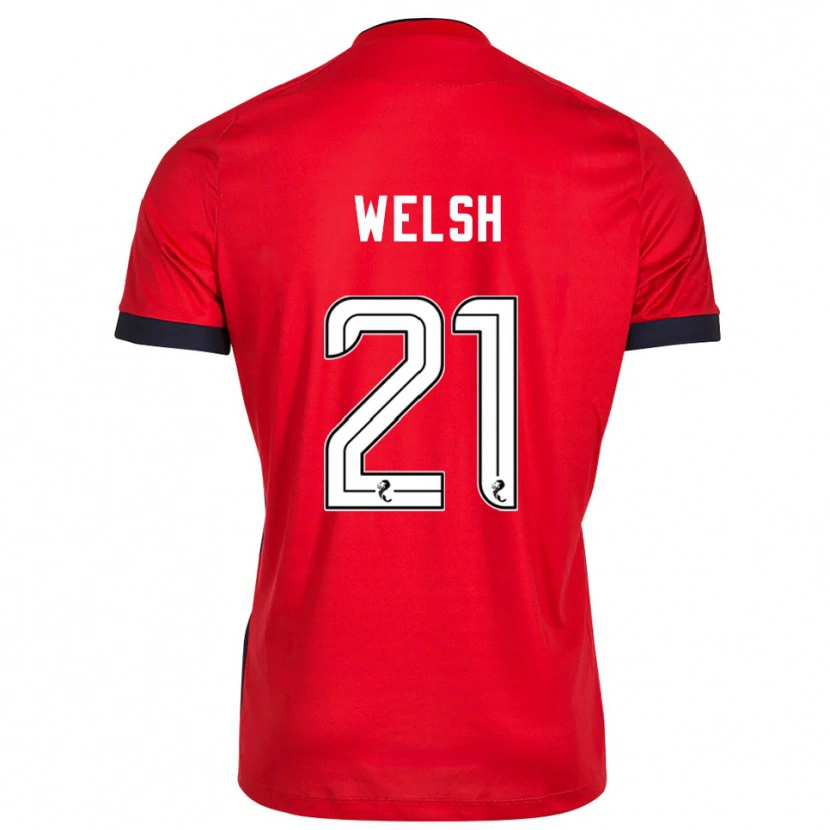 Danxen Damen Tom Welsh #21 Trikot Rot Weiß Torwarttrikot 2025/26 Österreich