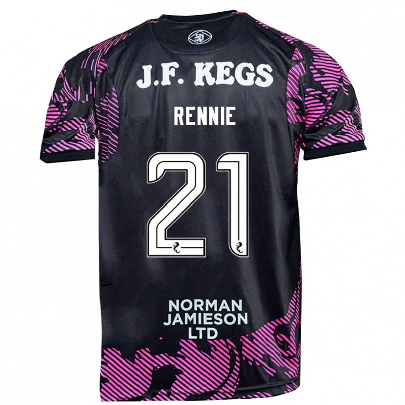 Danxen Damen Beth Rennie #21 Trikot Pink Schwarz Torwarttrikot 2025/26 Österreich