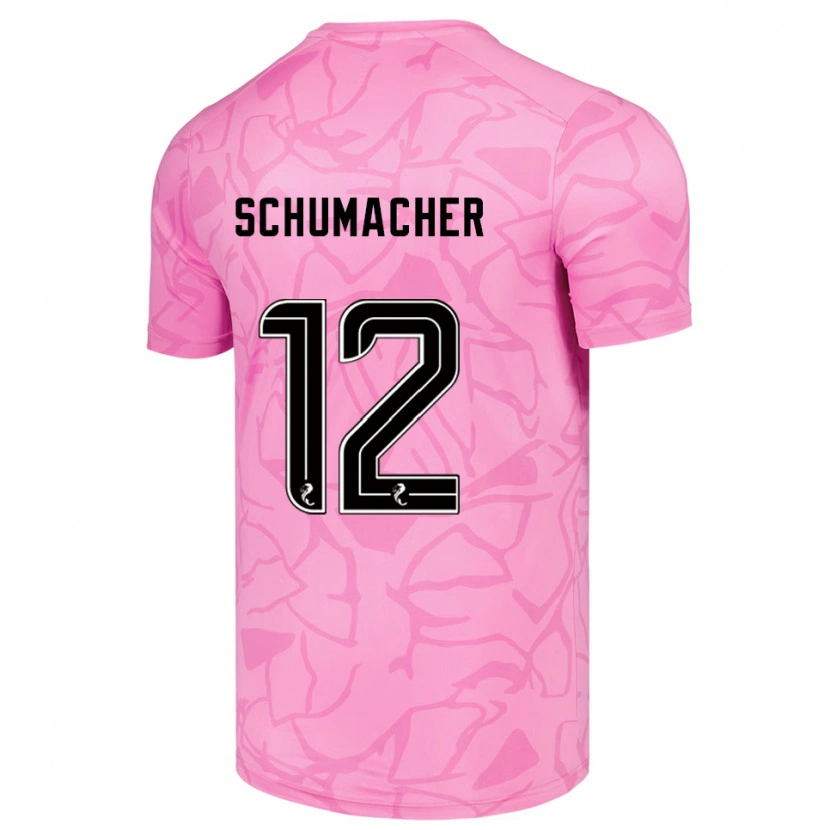 Danxen Damen Noa Schumacher #12 Trikot Pink Schwarz Torwarttrikot 2025/26 Österreich