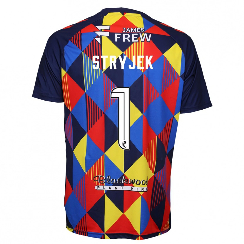 Danxen Damen Maksymilian Stryjek #1 Trikot Königsblau Rot Torwarttrikot 2025/26 Österreich