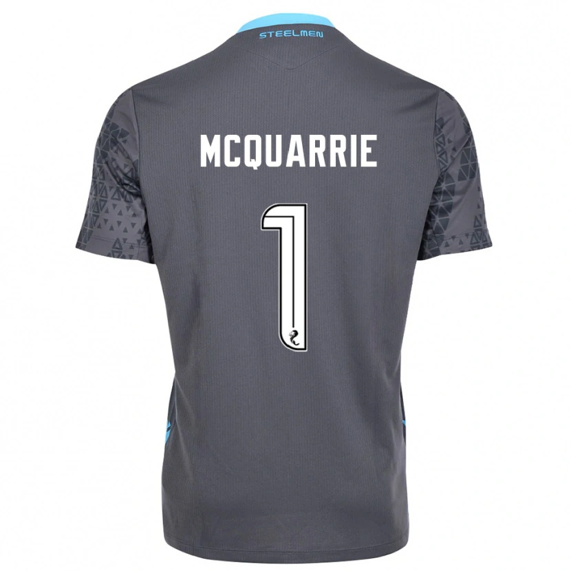 Danxen Damen Colbi McQuarrie #1 Trikot Grau Weiß Torwarttrikot 2025/26 Österreich