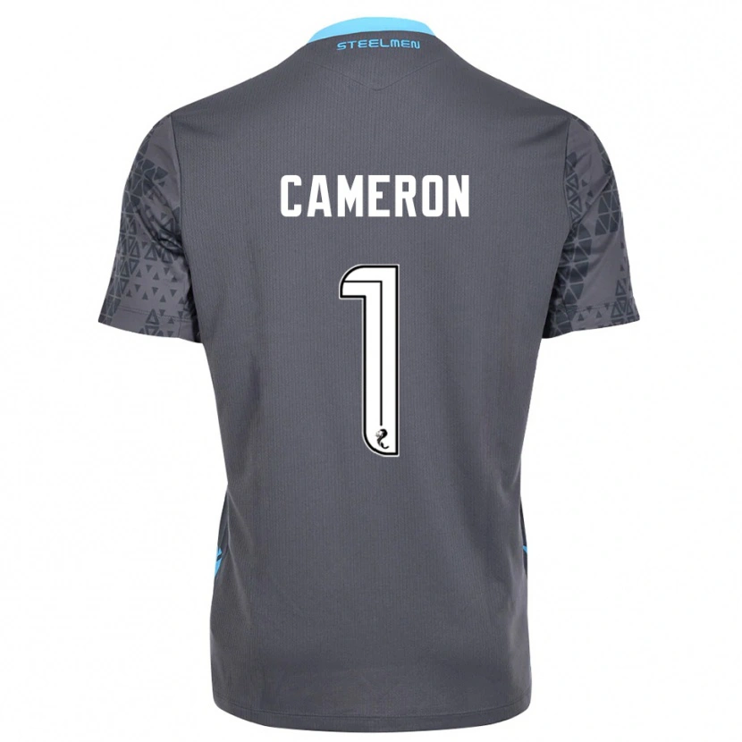 Danxen Damen Rebecca Cameron #1 Trikot Grau Weiß Torwarttrikot 2025/26 Österreich
