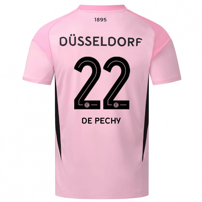 Danxen Damen William de Pechy #22 Trikot Rosa Schwarz Torwarttrikot 2025/26 Österreich