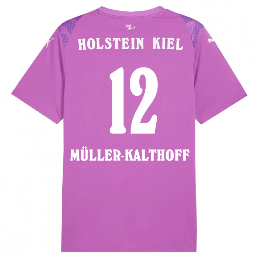 Danxen Damen Henrie Müller-Kalthoff #12 Trikot Lila Weiß Torwarttrikot 2025/26 Österreich