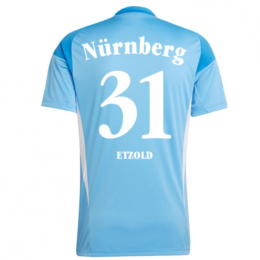 Danxen Damen Hannah Etzold #31 Trikot Hellblau Weiß Torwarttrikot 2025/26 Österreich