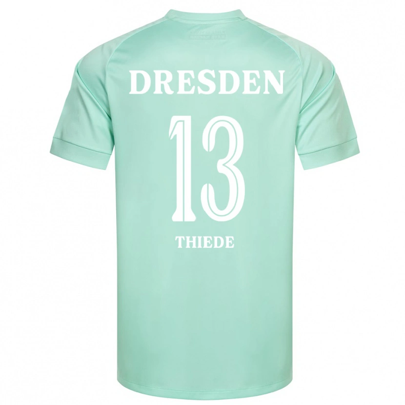 Danxen Damen Tristan Thiede #13 Trikot Hellgrün Weiß Torwarttrikot 2025/26 Österreich