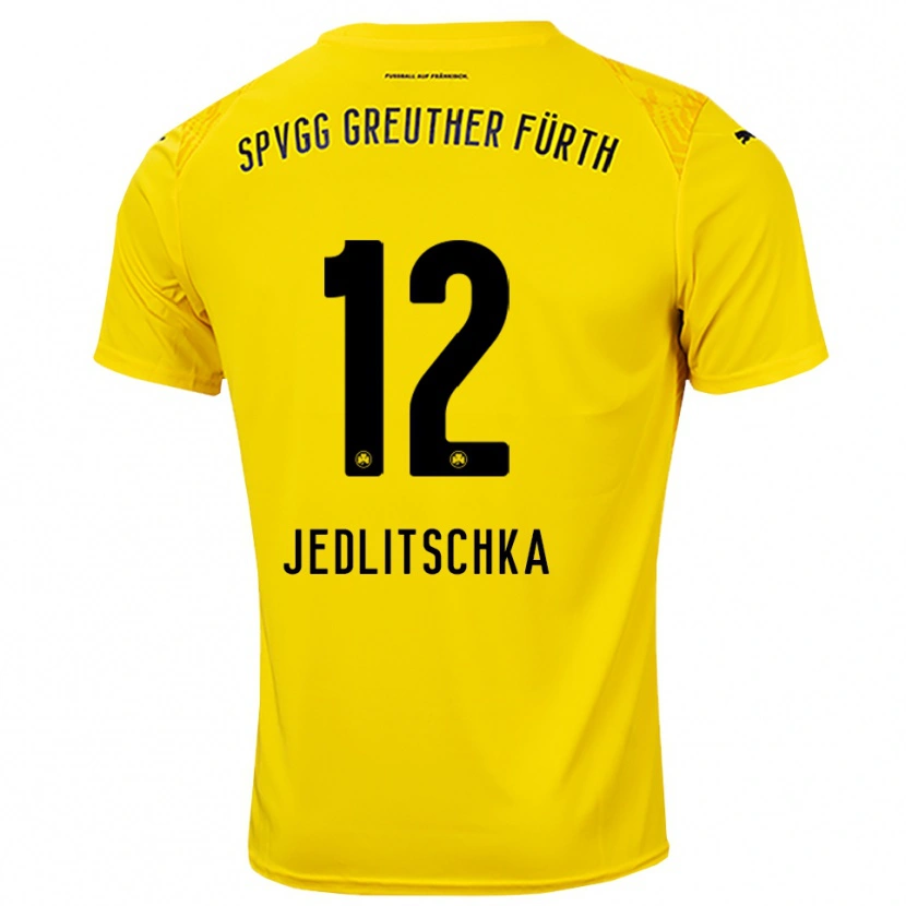 Danxen Damen Moritz Jedlitschka #12 Trikot Gelb Schwarz Torwarttrikot 2025/26 Österreich