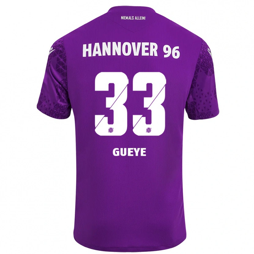 Danxen Damen Abdoulaye Gueye #33 Trikot Lila Weiß Torwarttrikot 2025/26 Österreich