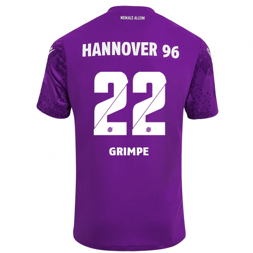 Danxen Damen Luca-Joel Grimpe #22 Trikot Lila Weiß Torwarttrikot 2025/26 Österreich