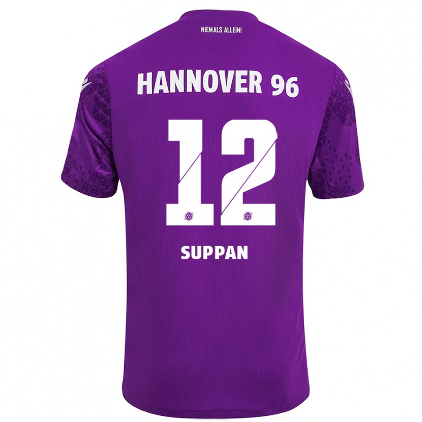Danxen Damen Jannik Suppan #12 Trikot Lila Weiß Torwarttrikot 2025/26 Österreich