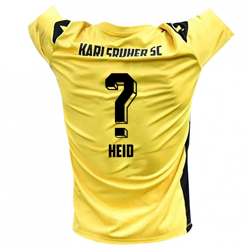 Danxen Damen Gabriela Heid #0 Trikot Gelb Schwarz Torwarttrikot 2025/26 Österreich