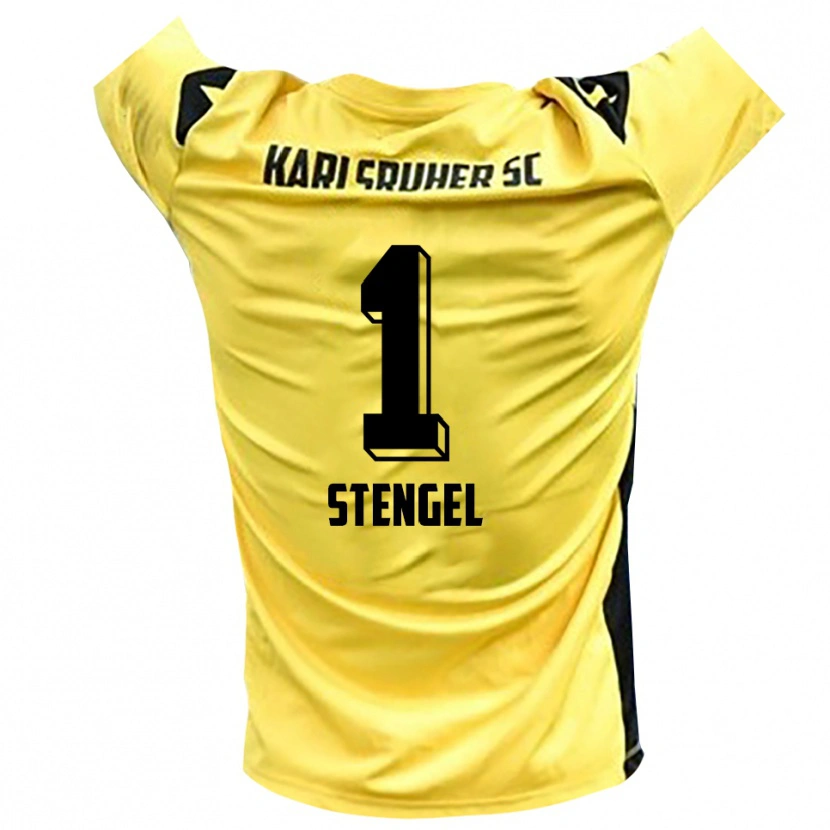 Danxen Damen Konstantin Stengel #1 Trikot Gelb Schwarz Torwarttrikot 2025/26 Österreich