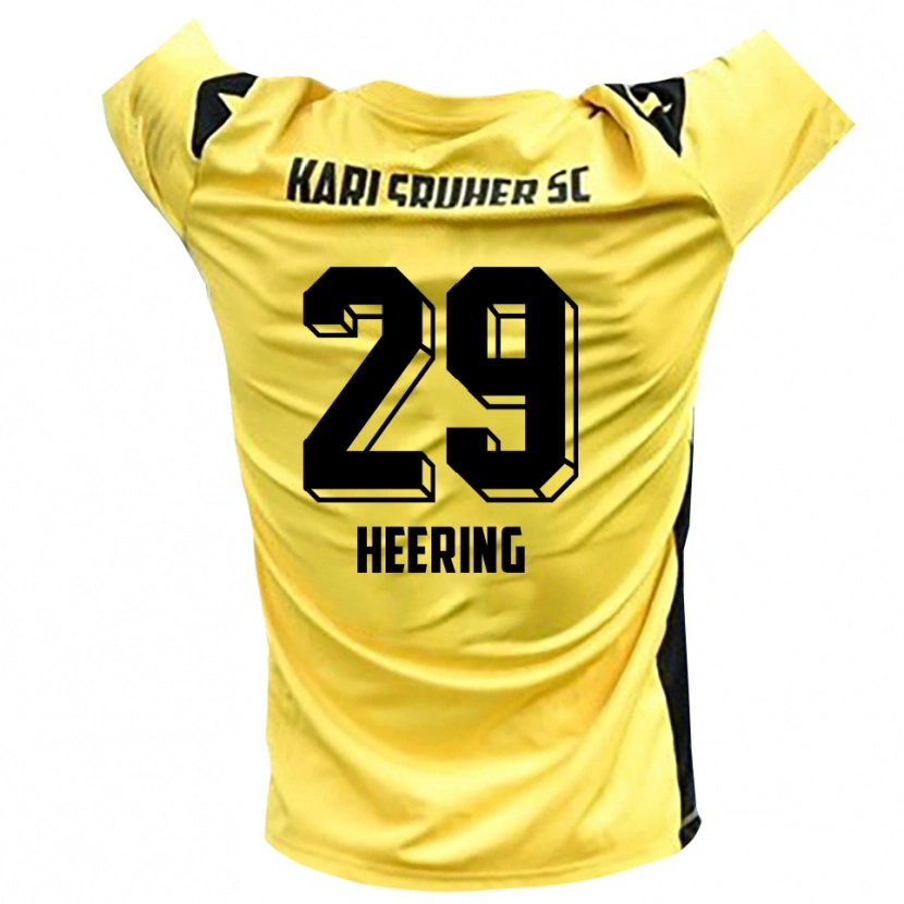 Danxen Damen Simon Heering #29 Trikot Gelb Schwarz Torwarttrikot 2025/26 Österreich