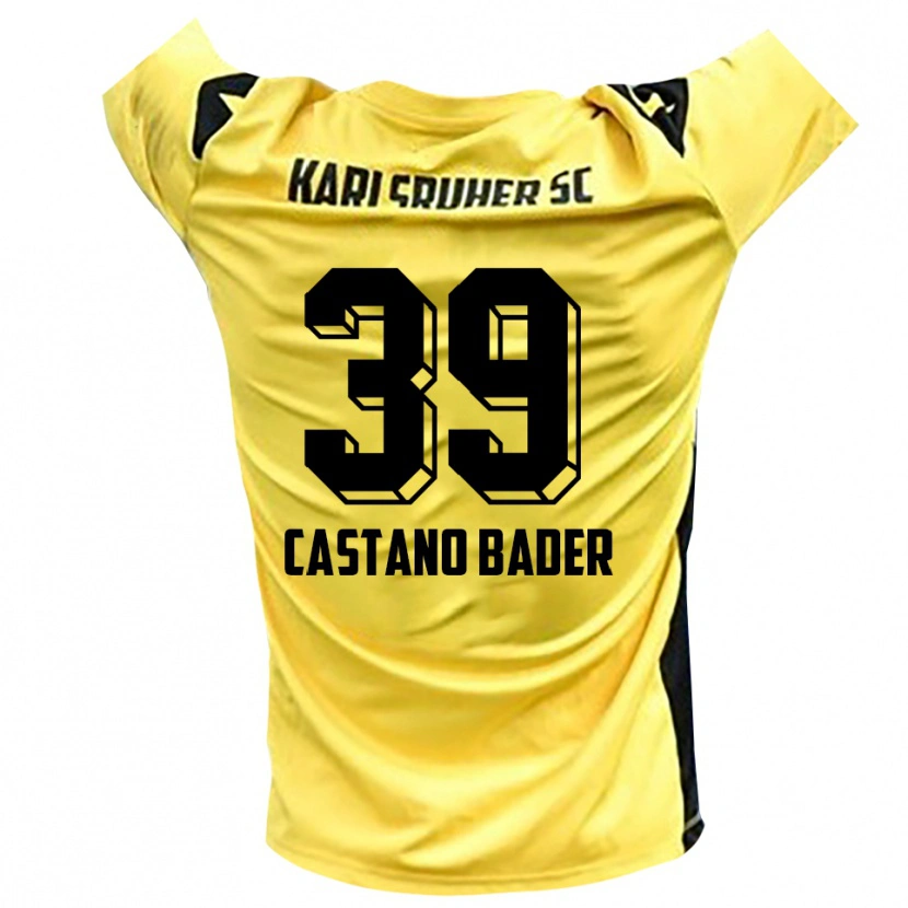 Danxen Damen Simeon Castano Bader #39 Trikot Gelb Schwarz Torwarttrikot 2025/26 Österreich