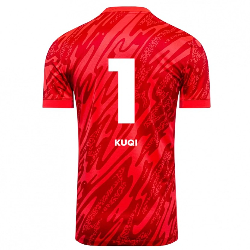 Danxen Damen Blero Kuqi #1 Trikot Rot Weiß Torwarttrikot 2025/26 Österreich