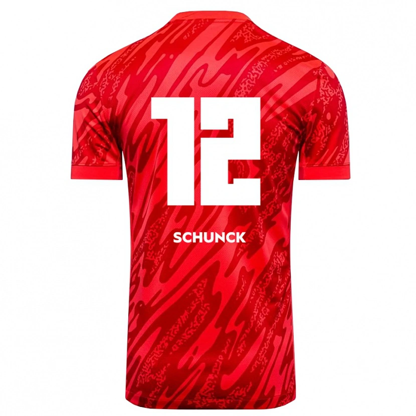 Danxen Damen Jan Schunck #12 Trikot Rot Weiß Torwarttrikot 2025/26 Österreich
