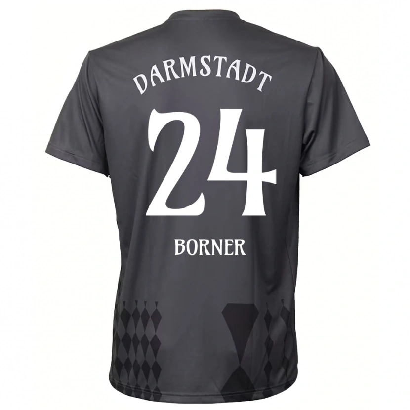 Danxen Damen Benedikt Börner #24 Trikot Dunkelgrau Torwarttrikot 2025/26 Österreich