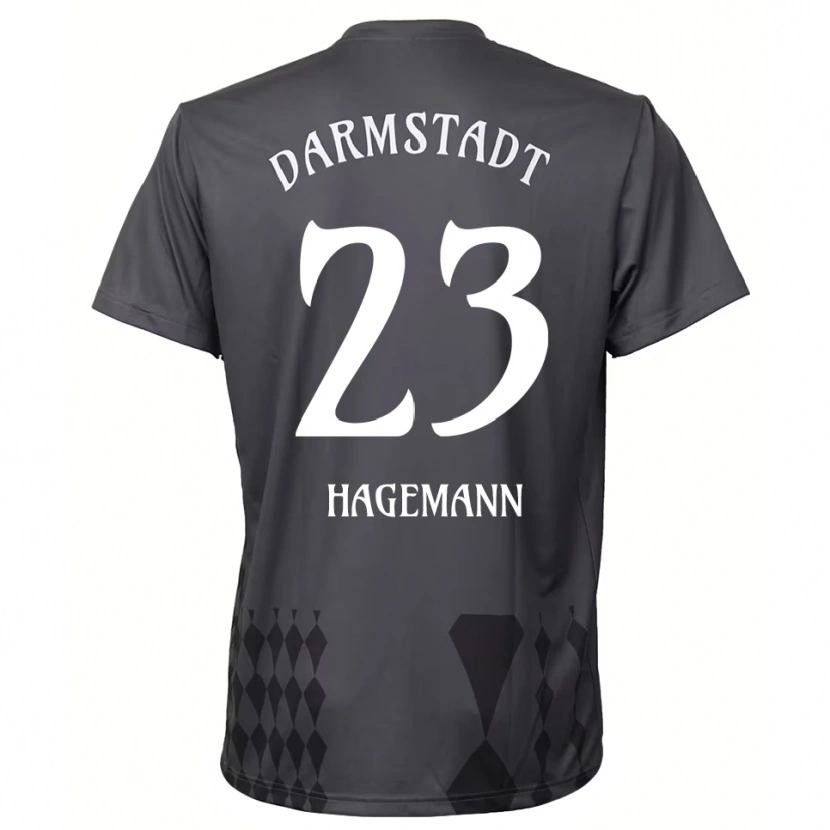 Danxen Damen Emil Hagemann #23 Trikot Dunkelgrau Torwarttrikot 2025/26 Österreich