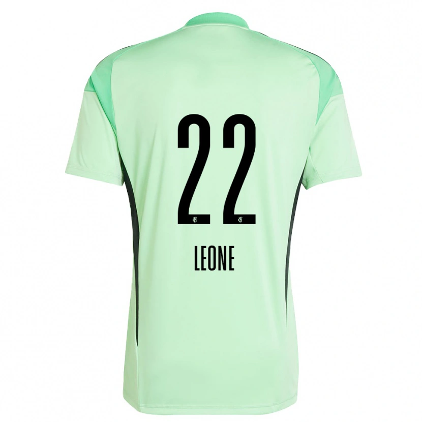 Danxen Damen Vincent Leone #22 Trikot Hellgrün Schwarz Torwarttrikot 2025/26 Österreich