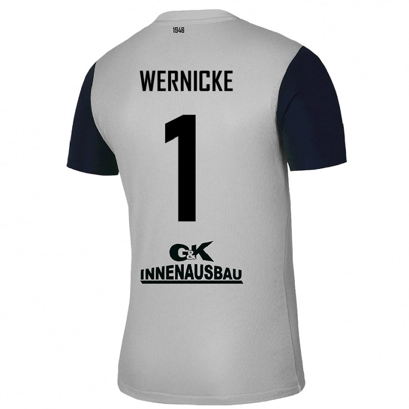 Danxen Damen Samuli Wernicke #1 Trikot Grau Schwarz Torwarttrikot 2025/26 Österreich