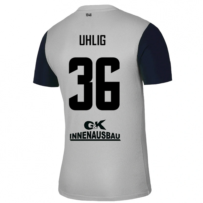 Danxen Damen Max Uhlig #36 Trikot Grau Schwarz Torwarttrikot 2025/26 Österreich