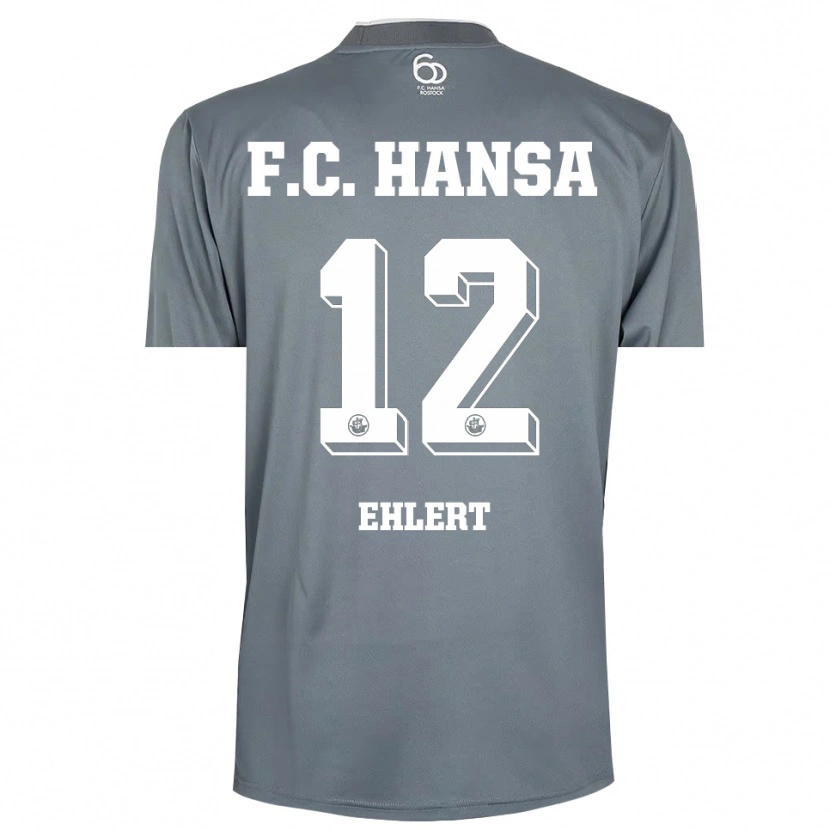 Danxen Damen Jonas Ehlert #12 Trikot Hellgrau Weiß Torwarttrikot 2025/26 Österreich