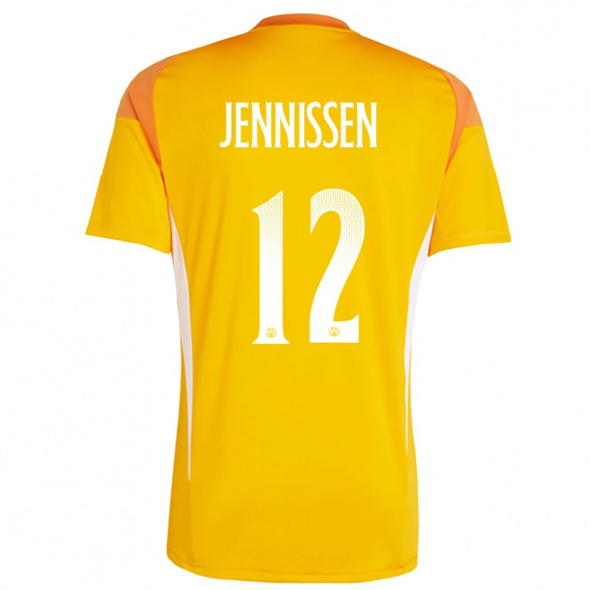 Danxen Damen Laurenz Jennissen #12 Trikot Orange Weiß Torwarttrikot 2025/26 Österreich