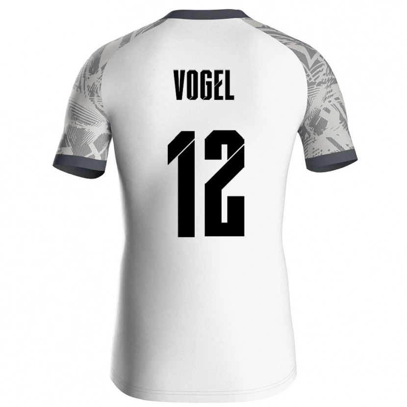 Danxen Damen Colin Vogel #12 Trikot Grau Weiß Torwarttrikot 2025/26 Österreich