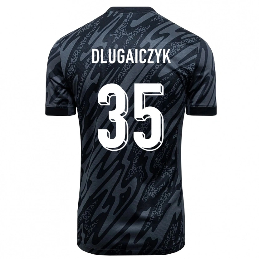 Danxen Damen Alexander Dlugaiczyk #35 Trikot Schwarzgrau Torwarttrikot 2025/26 Österreich