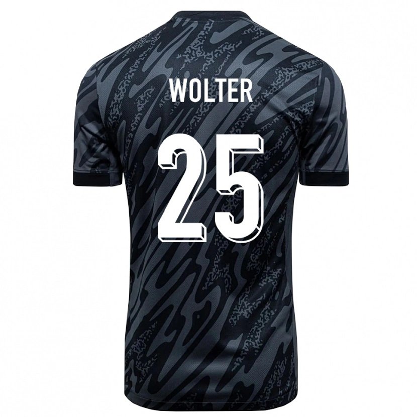 Danxen Damen Fynn Wolter #25 Trikot Schwarzgrau Torwarttrikot 2025/26 Österreich