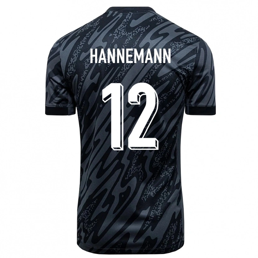 Danxen Damen Sören Hannemann #12 Trikot Schwarzgrau Torwarttrikot 2025/26 Österreich