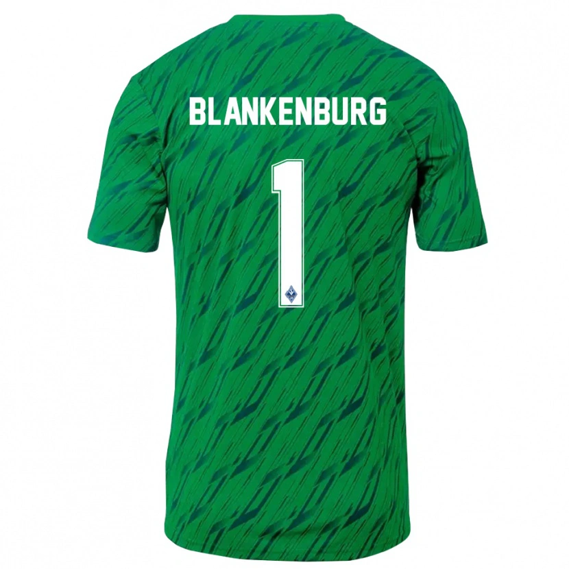 Danxen Damen Luca Blankenburg #1 Trikot Grün Weiß Torwarttrikot 2025/26 Österreich