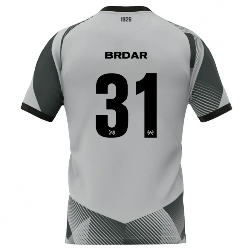 Danxen Damen Noah Brdar #31 Trikot Hellgrau Weiß Torwarttrikot 2025/26 Österreich