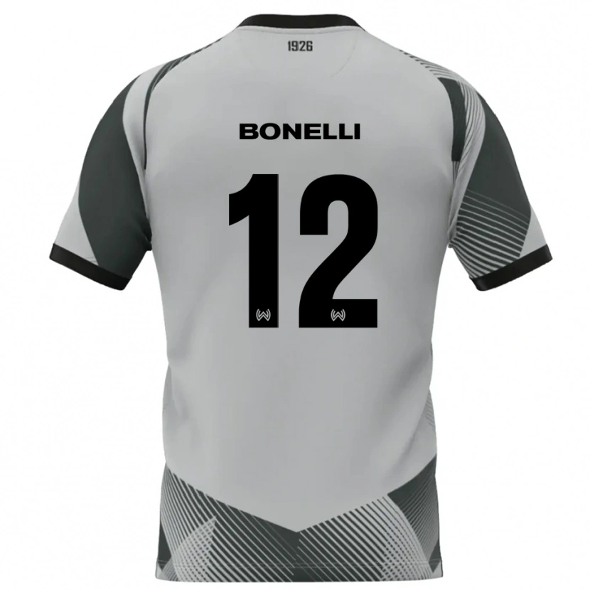 Danxen Damen Leonardo Bonelli #12 Trikot Hellgrau Weiß Torwarttrikot 2025/26 Österreich