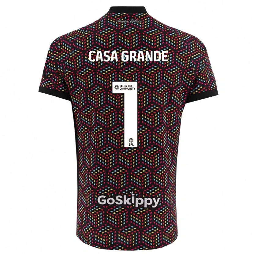 Danxen Damen Josey Casa-Grande #1 Trikot Schwarz Weiß Torwarttrikot 2025/26 Österreich