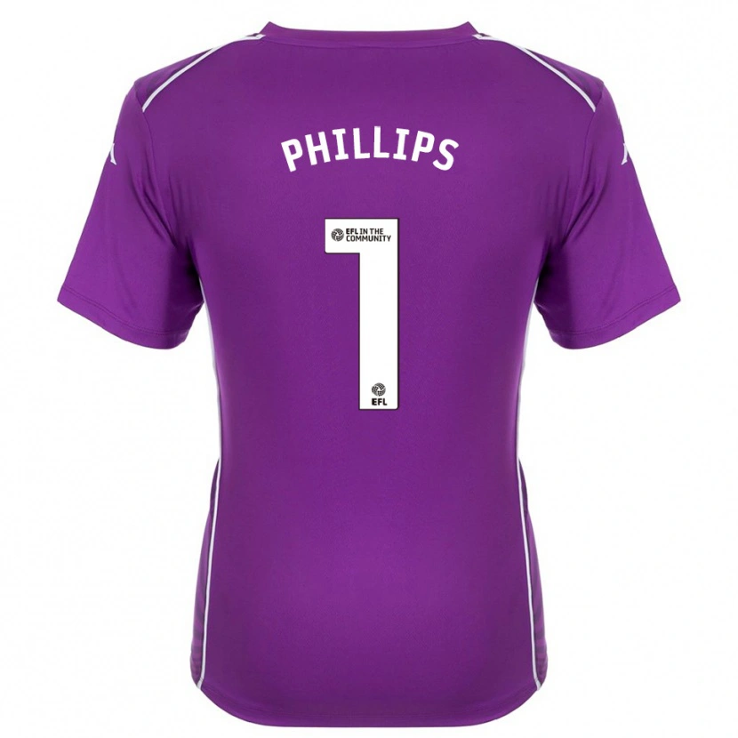 Danxen Damen Dillon Phillips #1 Trikot Violett Weiß Torwarttrikot 2025/26 Österreich