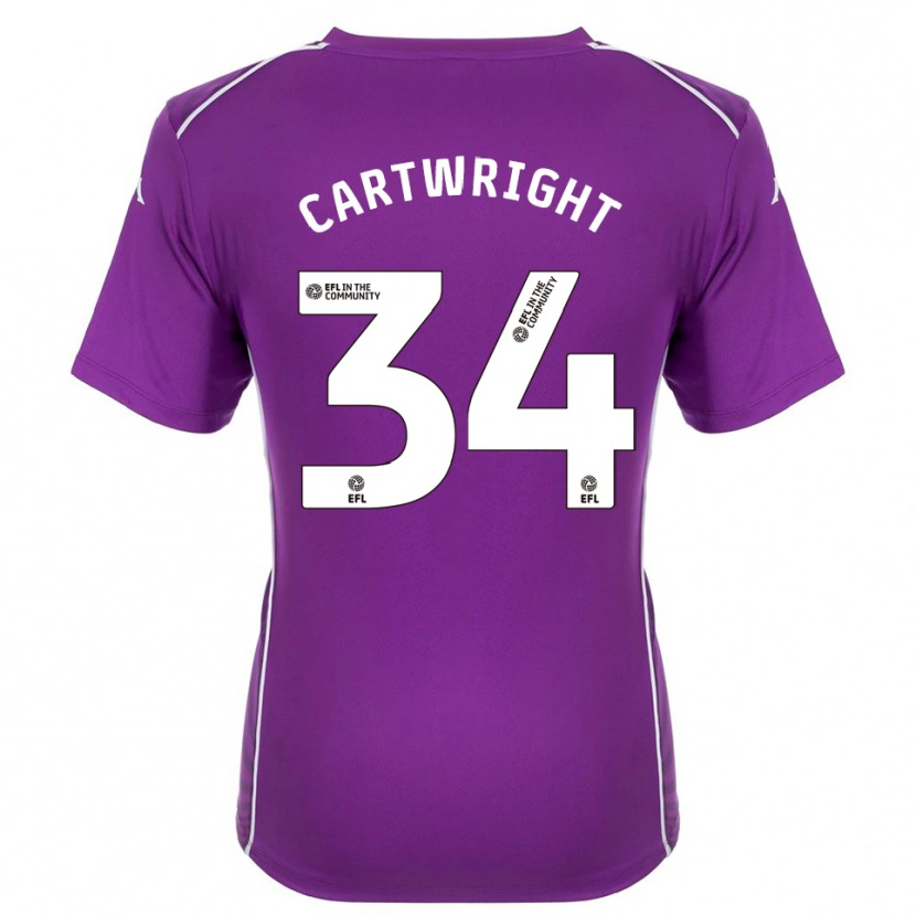 Danxen Damen Harvey Cartwright #34 Trikot Violett Weiß Torwarttrikot 2025/26 Österreich