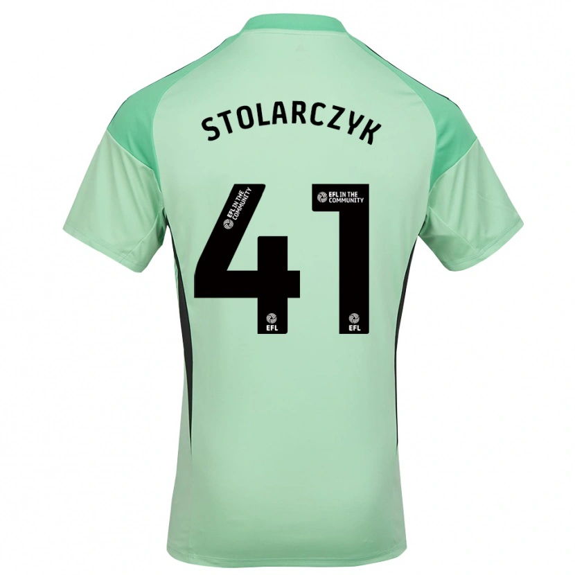 Danxen Damen Jakub Stolarczyk #41 Trikot Hellgrün Schwarz Torwarttrikot 2025/26 Österreich