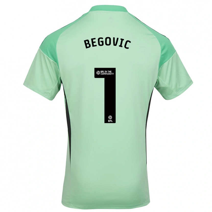Danxen Damen Asmir Begovic #1 Trikot Hellgrün Schwarz Torwarttrikot 2025/26 Österreich