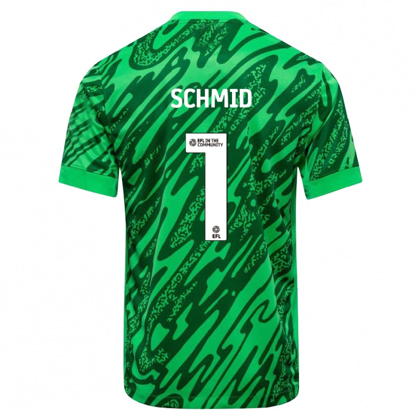 Danxen Damen Nicolas Schmid #1 Trikot Waldgrün Torwarttrikot 2025/26 Österreich