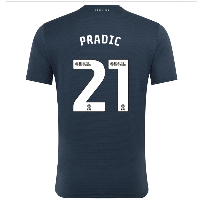 Danxen Damen James Pradic #21 Trikot Schwarz Weiß Torwarttrikot 2025/26 Österreich