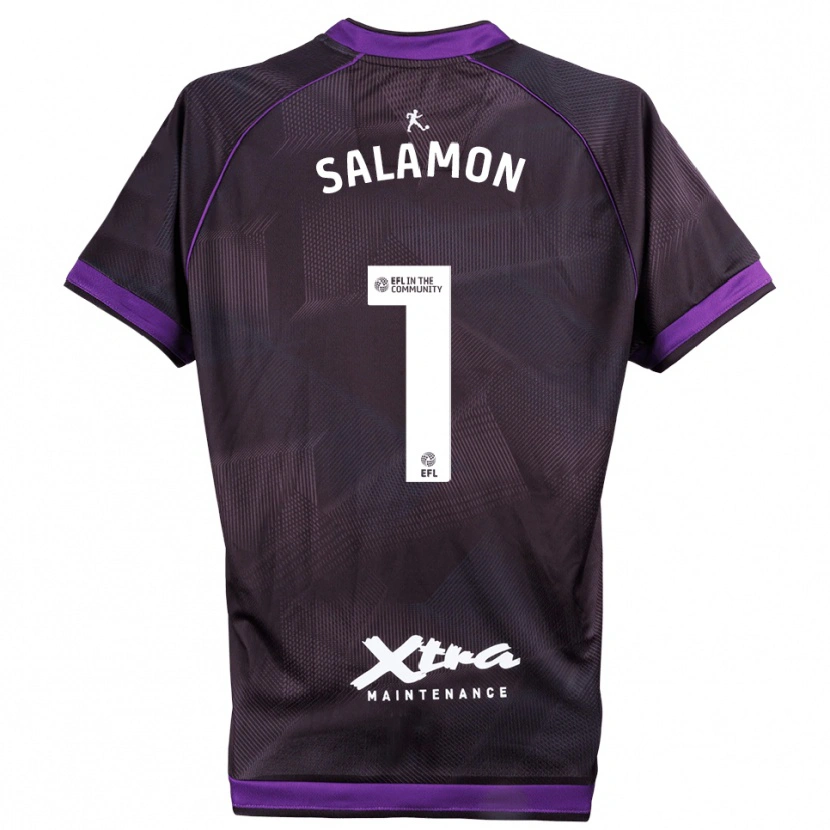 Danxen Damen Matteo Salamon #1 Trikot Violett Weiß Torwarttrikot 2025/26 Österreich