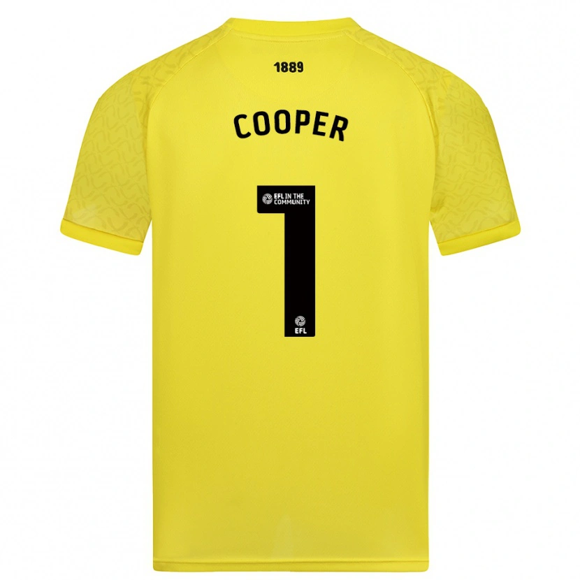 Danxen Damen Michael Cooper #1 Trikot Gelb Schwarz Torwarttrikot 2025/26 Österreich