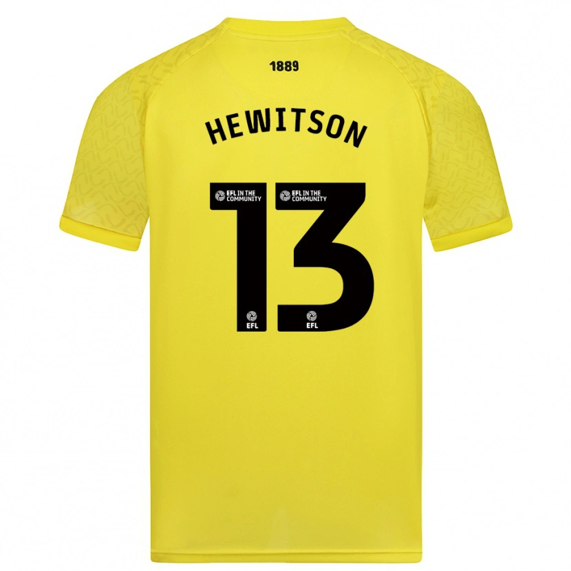 Danxen Damen Coby Hewitson #13 Trikot Gelb Schwarz Torwarttrikot 2025/26 Österreich