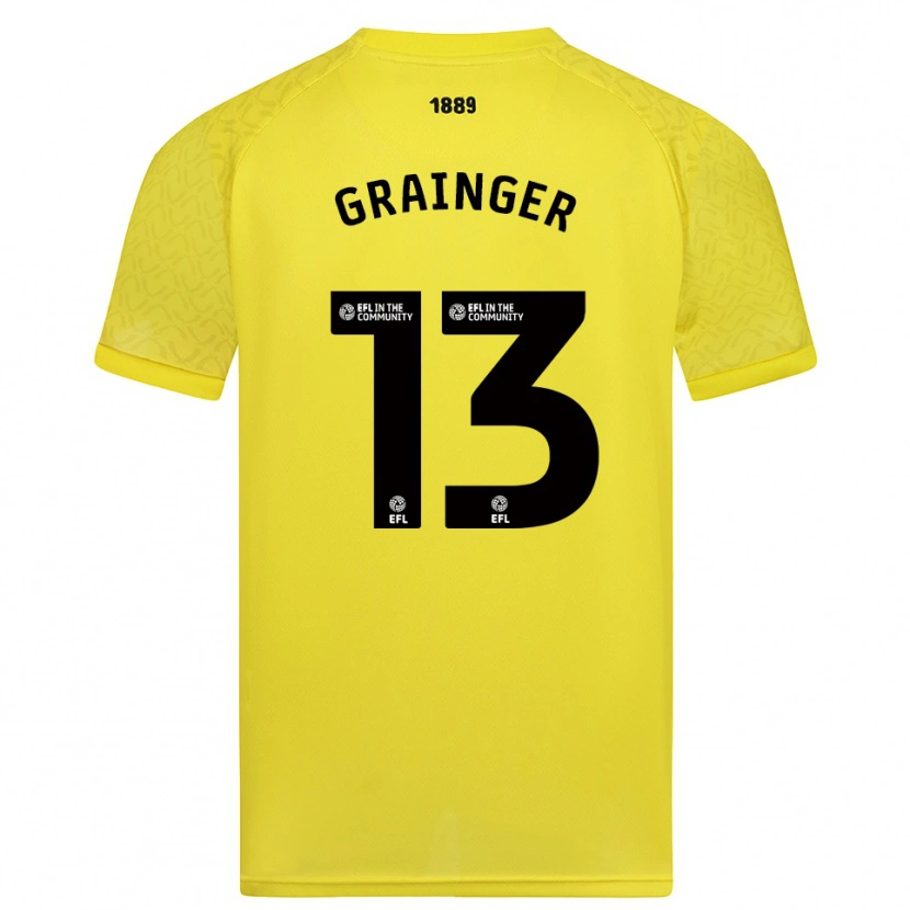 Danxen Damen Benjamin Grainger #13 Trikot Gelb Schwarz Torwarttrikot 2025/26 Österreich