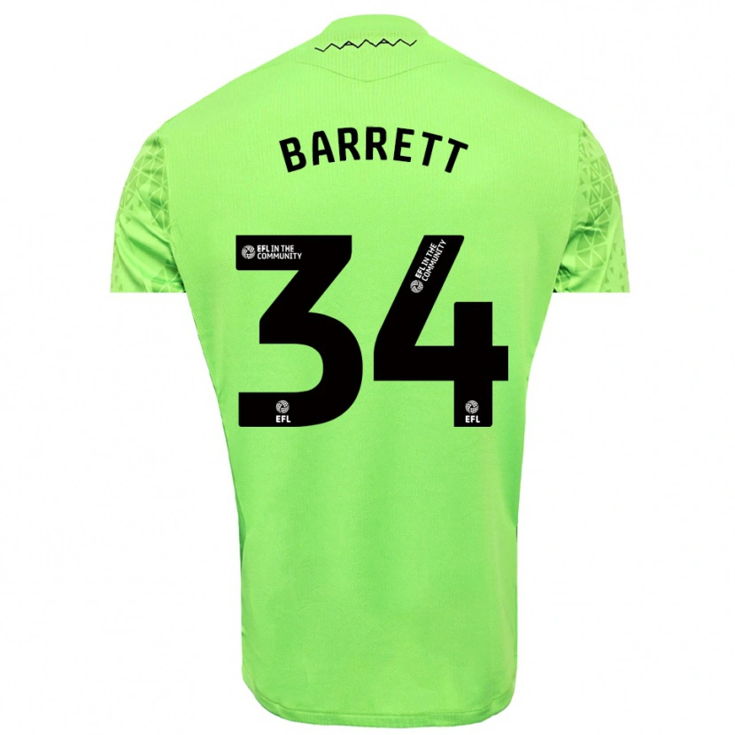 Danxen Damen Killian Barrett #34 Trikot Limettengrün Schwarz Torwarttrikot 2025/26 Österreich